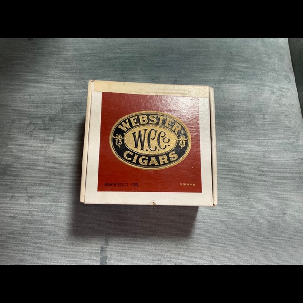 Vintage Webster Babies W.C.CO Cigars box , rare, empty